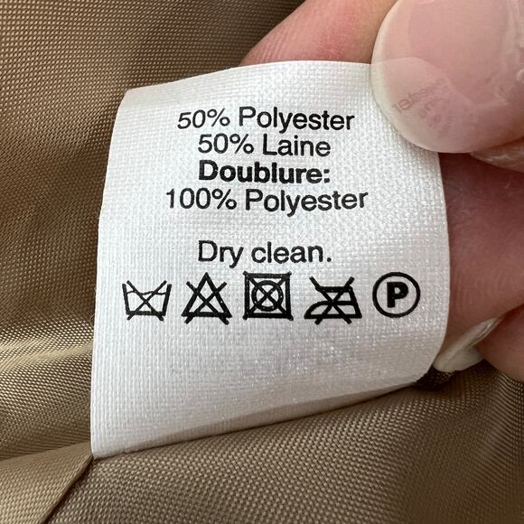 J. Crew Factory Schoolboy Wool Plaid Lined Blazer Autumn Colors Size 4 - Picture 9 of 10